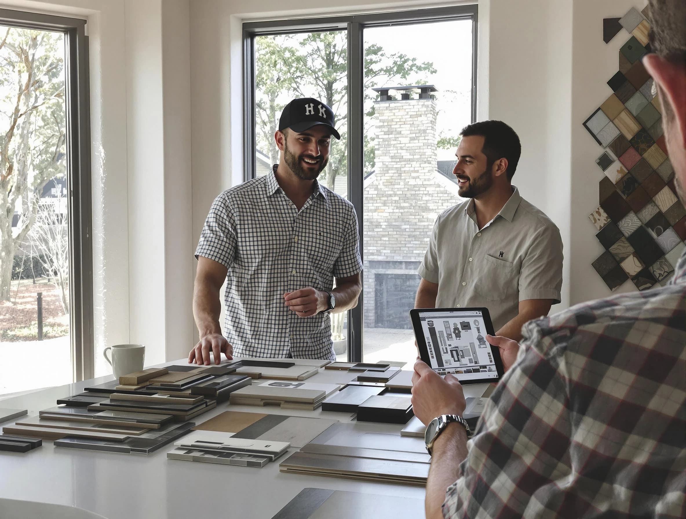 Layton Chimney Sweep remodeling a chimney and fireplace in Layton, UT