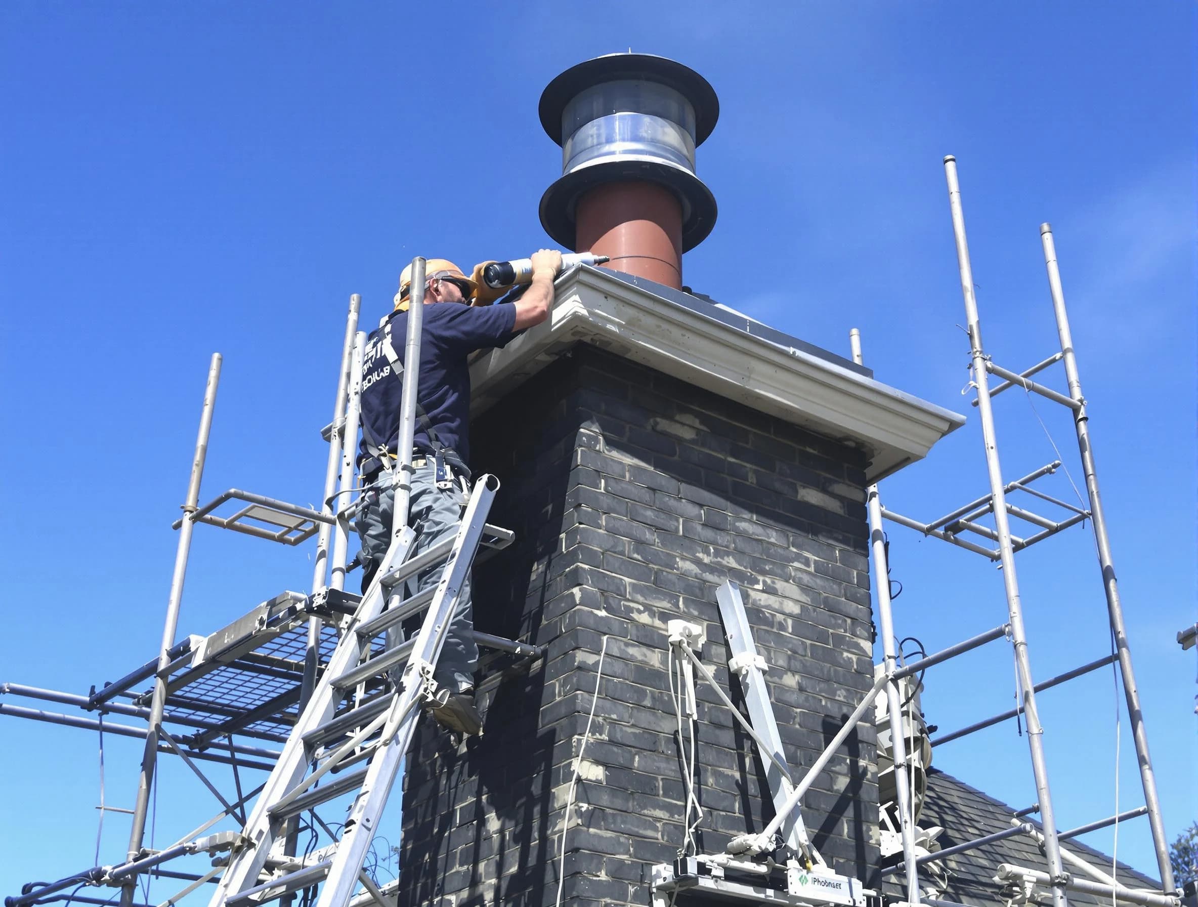 Sturdy chimney crown finished by Layton Chimney Sweep in Layton, UT