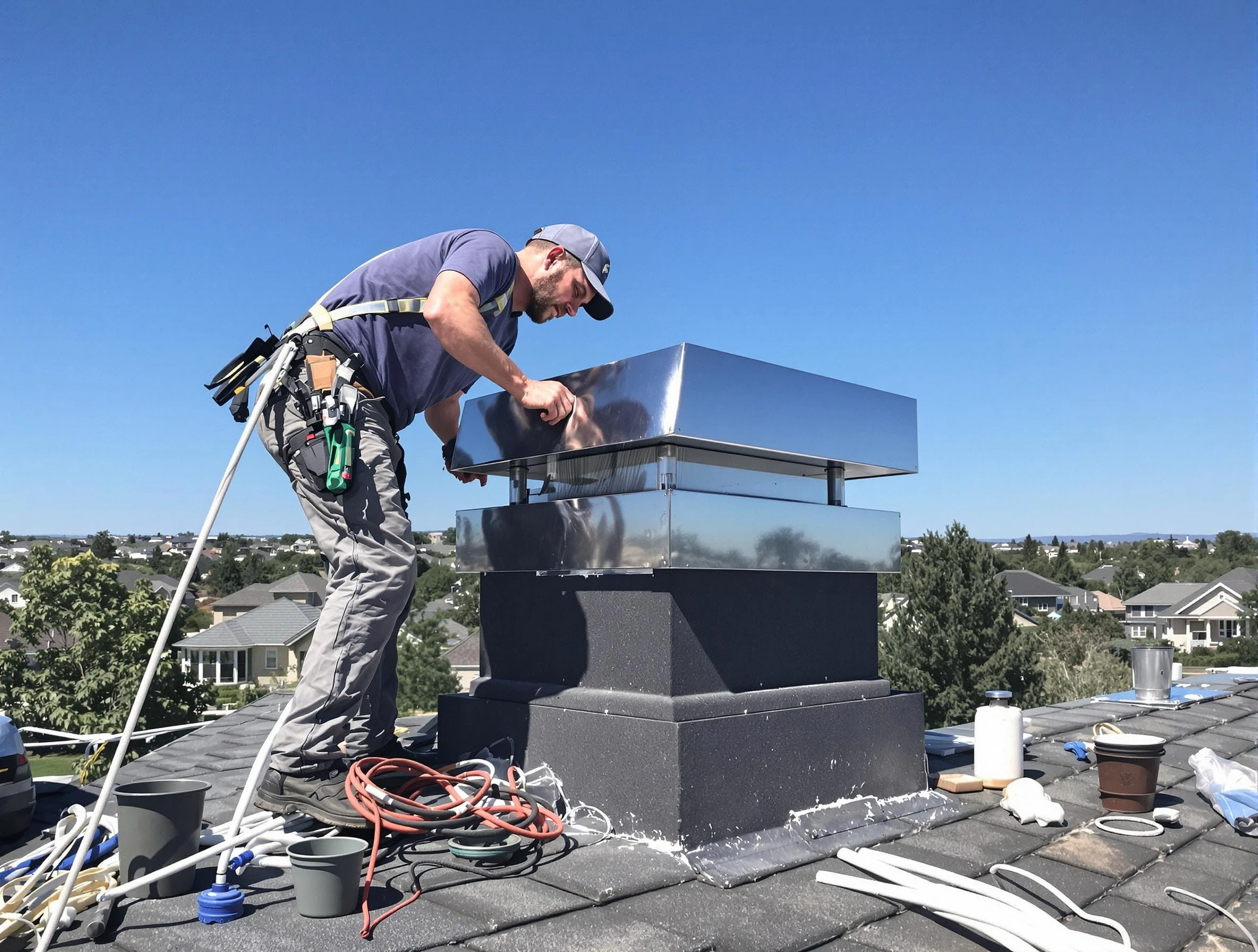 Chimney Cap Services in Layton