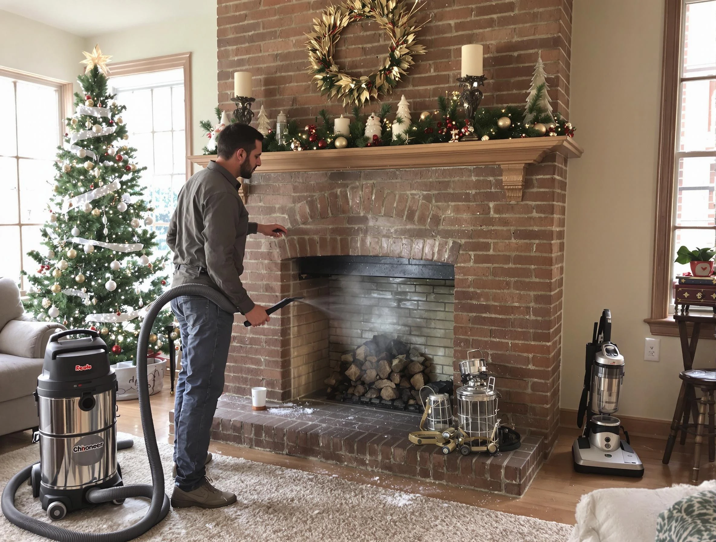 Fireplace Cleaning in Layton