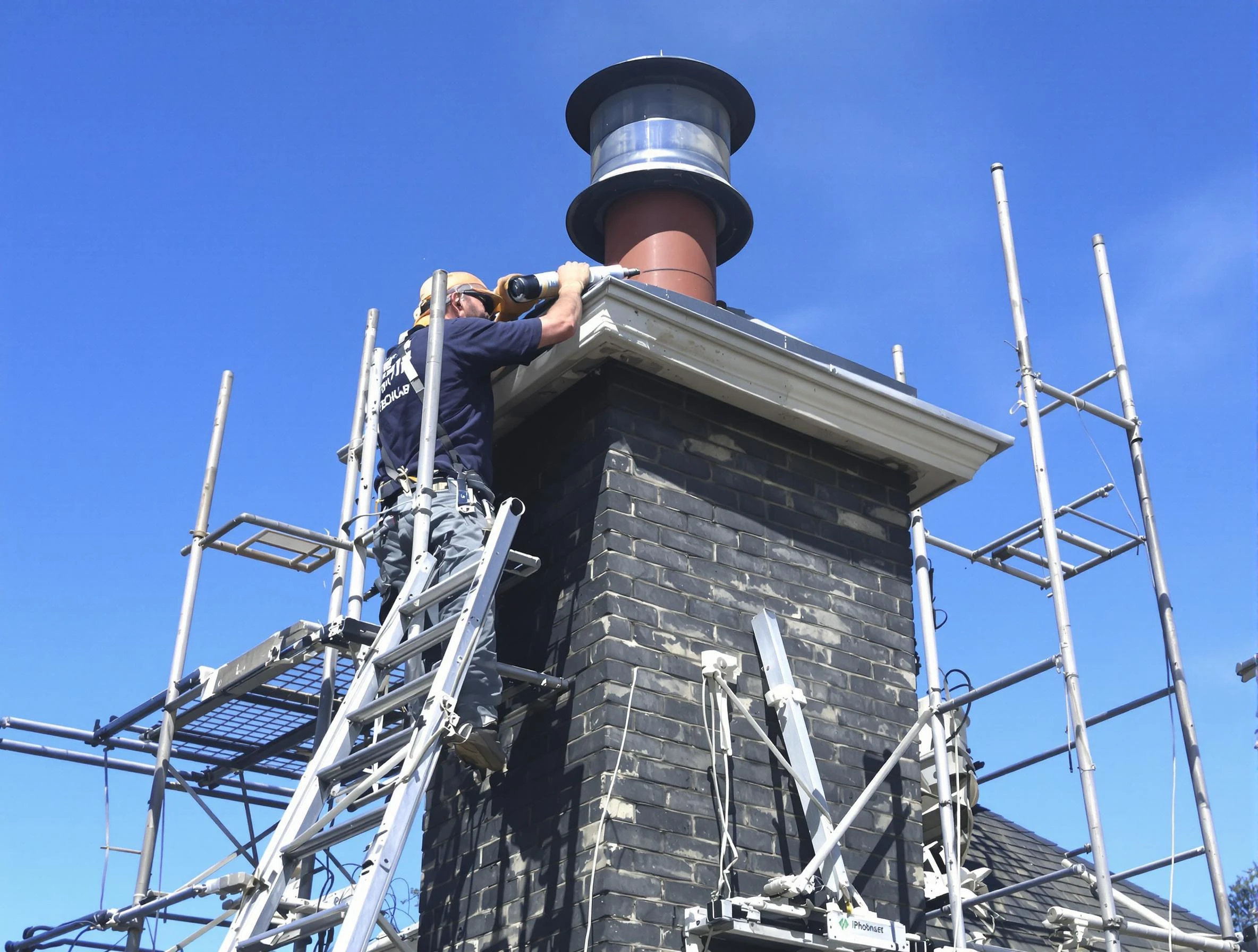 Sturdy chimney crown finished by Layton Chimney Sweep in Layton, UT